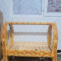 گهواره محلی یا تهته|اسباب و اثاث بچه|دهدشت, |دیوار