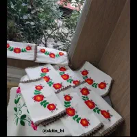 روبالشتی گلدوزی شده|رختخواب، بالش، پتو|گرگان, |دیوار