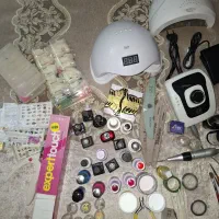 وسایل کاشت ناخن با کیف بزرگ|آرایشی، بهداشتی، درمانی|تبریز, |دیوار