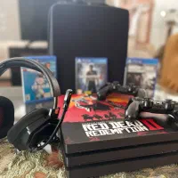 فروش ps4 pro 1tb ریجن2 دو دسته اکانتی