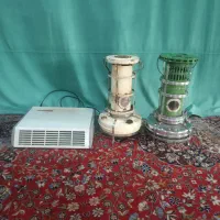 دو تا چراغ نفتی قدیمی ویک هیتر(بخاری) برقی