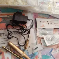 دستگاه تتو بهمراه متعلقات و قلم میکروبیلد|آرایشی، بهداشتی، درمانی|ری, شهادت|دیوار