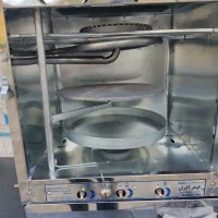 تنور گازی ساجدار ۳ شعله استیل|اجاق گاز و لوازم برقی پخت‌وپز|تبریز, |دیوار