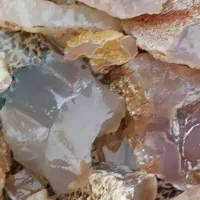 عقیق تراش نخورده ، کوارتز ، شجر