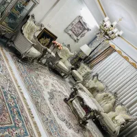 مبل استیل ۹ نفره در حد نو