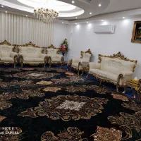 مبل سلطنتی 9 نفره + عسلی و جلو مبلی