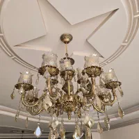 لوستر برنجی و بسیار تمیز