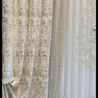 والان پرده دکوری مخمل پتینه توسی طلایی ترک|پرده، رانر، رومیزی|تهران, مولوی|دیوار