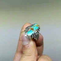 انگشتر فیروزه نیشابوری انگشتر عقیق|جواهرات|قم, دروازه ری|دیوار