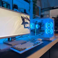 کامپیوتر گیمینگ سفید میان رده|رایانه رومیزی|گرگان, |دیوار