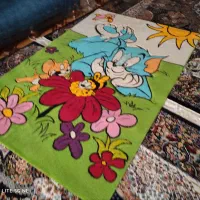 قالیچه اتاق کودک و پشتی