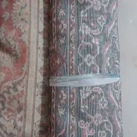 فرش کارکرده نه متری قرمزرنگ