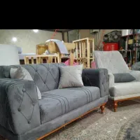 مبل راحتی چستر یونانی ست ۷ نفره اقساط|مبلمان خانگی و میز عسلی|ورزقان, |دیوار