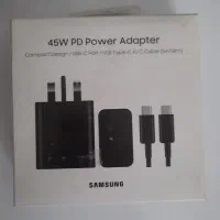 شارژر ۴۵ وات سامسونگ با کابل 1.8 متری