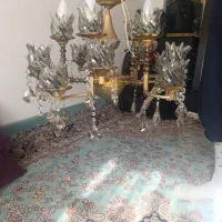 لوستر برنجی .در حد نو|لوستر و چراغ آویز|مشهد, توس (بلوار توس)|دیوار