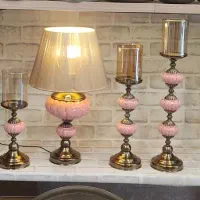 ست شمعدان و آباژورهای  خاص و زیبا