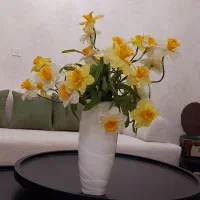 گل مصنوعی با گلدان تزینی المانی