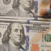 اسکناس دلار کلکسیونی صد دلاری آبی