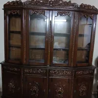 بوفه سالم ۴درب چوب گردو