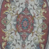 فرش دست بافت رومیزی یا زیر تلفنی