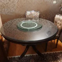 میز نهار خوری ۶ نفره گرد
