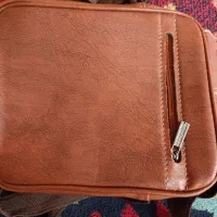 کیف قهوی چرم مصنوعی اسپرت|کیف، کفش، کمربند|الوند, |دیوار