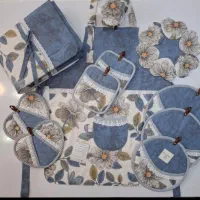 دوخت انواع وسایل آشپزخانه باکس کاور و ....|سفره، حوله، دستمال آشپزخانه|سنندج, |دیوار