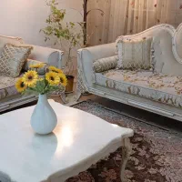 مبل مان استیل ۸ نفره ، همراه با میز نهارخوری|مبلمان خانگی و میز عسلی|اهواز, کیانپارس |دیوار