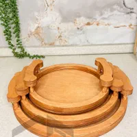 ظروف سرو و اردوخوری چوبی|ظروف سرو و پذیرایی|آذرشهر, |دیوار