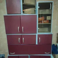 کابینت فلزی زیبا و کاملا سالم و نو همراه هود