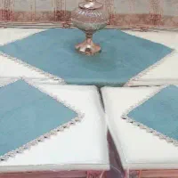 دوخت رومیزی دست دوز|پرده، رانر، رومیزی|اصفهان, لاله|دیوار