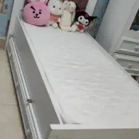 تخت و دراور کودک و نوجوان(دو منظوره) برند آپادانا|تخت و سرویس خواب|کرمانشاه, |دیوار