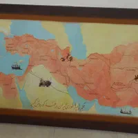 تابلو نقاشی قدیمی رنگ روغن فروشی