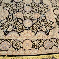 فرش تکی ۶ متری طرح ابریشم درحد نو