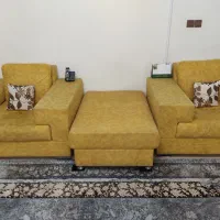 یه دست مبل هفت نفره بسیار تمیز|مبلمان خانگی و میز عسلی|شیراز, خلدبرین|دیوار
