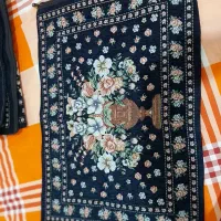 رو بالشتی سنتی   نو مخمل  سرمه ای تیره|رختخواب، بالش، پتو|شاهین‌شهر, عطار|دیوار