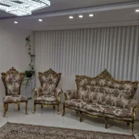 مبل سلطنتی|مبلمان خانگی و میز عسلی|میانه, |دیوار