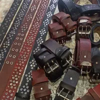کمربند چرم گاومیش