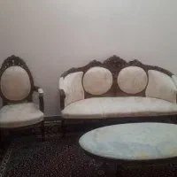 یک دست مبل استیل ۹ نفره استفاده نشده نو ۵۵ میلیون|مبلمان خانگی و میز عسلی|لار, |دیوار