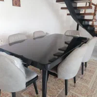 میز غذاخوری 8 نفره|میز و صندلی غذاخوری|شیرود, |دیوار