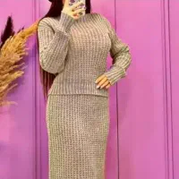 ست بافت سورمه ای