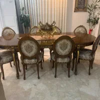 سرویس مبل وناهارخوری استیل۹نفره