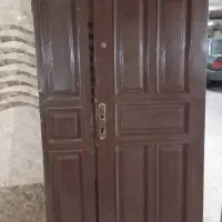 درب چوبی دولنگه