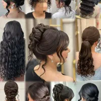 تخفیف ویژه شنیون حرفه ای از350میکاپ از450مژه|خدمات آرایشگری و زیبایی|قدس, شهرقدس|دیوار