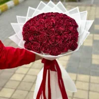 دسته گل و باکس رز ربانی