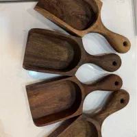 قاشق آجیل خوری چوبی،کاملا نو