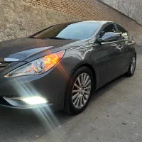 سوناتا 2013 YF پلاک ملی خاکستری بکر