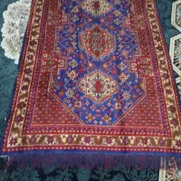 قالیچه فرش ماشینی کوچیک قدیمی سرمه‌ای|فرش|تهران, شیوا|دیوار