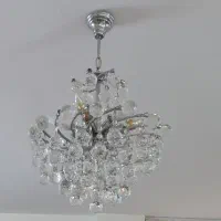 دو عدد لوستر ۶ شاخه کریستال