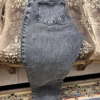 شلوار لی آکبند نیم بگ